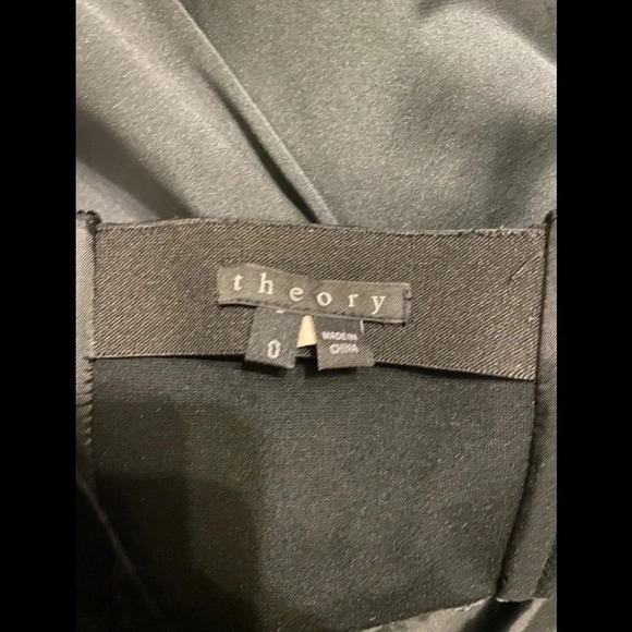 Theory Chanessa Strapless Velvet Top Mini Dress Sz 0 - Picture 10 of 11